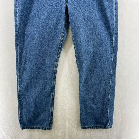 George Jeans Men's Sz 36x30 Blue Denim Medium Wash Regular Tapered Leg Mid Rise - Picture 10 of 12